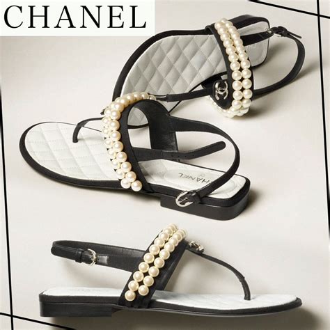 chanel beaded sandals|Chanel sandals women 2022.